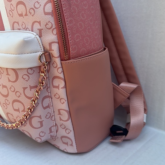 New GUESS Ella Faux Leather Backpack - Picture 6 of 9